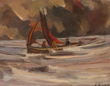 Cruising (seilas) Artwork by Einar Halvdan Berger