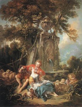 Un Automne Pastoral Artwork by Francois Boucher