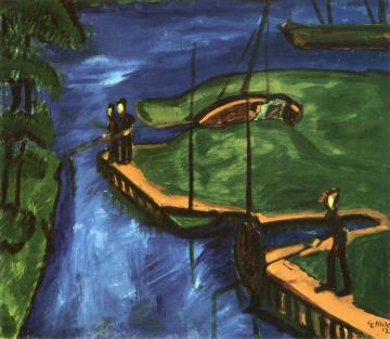 Angler Artwork by Erich Heckel