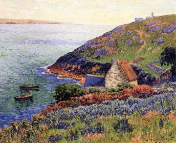 Port Manech Artwork by Henry Moret