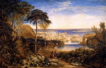 Carthage: Aeneas and Achates Artwork by David Cox