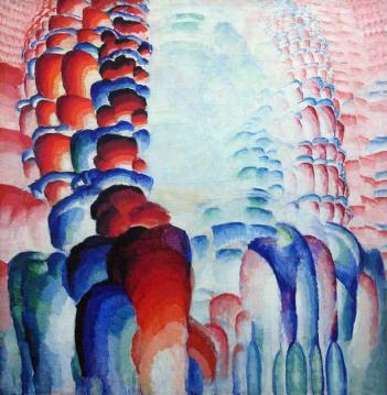 Hindu Motif Artwork by Frantisek Kupka