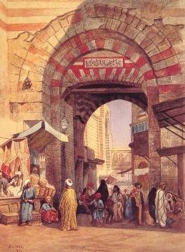 The Moorish Bazaar Artwork by Edwin Lord Weeks