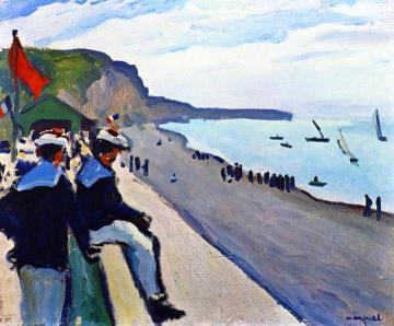 The Beach at Fécamp Artwork by Albert Marquet
