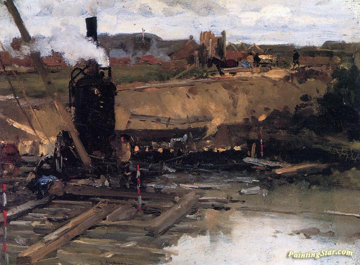 Steam Machine In Building Well Artwork by Floris Arntzenius