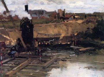 Steam Machine In Building Well Artwork by Floris Arntzenius