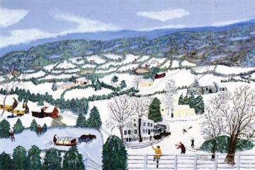 Help Artwork by Anna Mary Robertson Grandma Moses