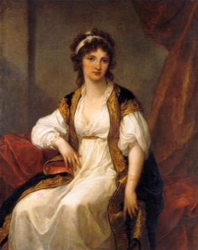 Portrait of a Young Woman Artwork by Angelica Kauffmann