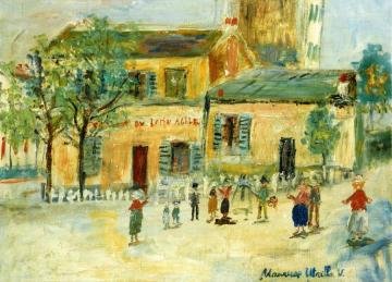 The Lapin Agile In Montmartre Artwork by Maurice Utrillo