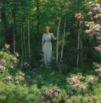 The Edge Of The Woods Artwork by Charles Courtney Curran
