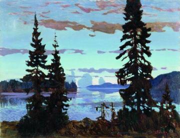 The White Night Artwork by Arkady Rylov