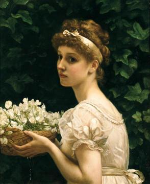 Pea Blossoms Artwork by Sir Edward John Poynter