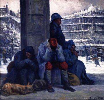 The Gare de l'Est in Winter Artwork by Maximilien Luce