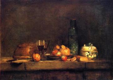 The Jar of Olives Artwork by Jean-Baptiste-Simeon Chardin