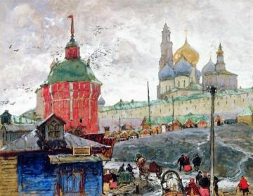 Sergiev Posad Artwork by Konstantin Gorbatov