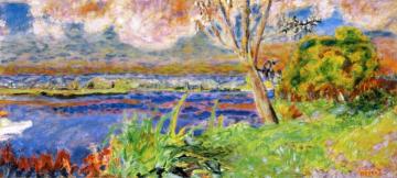 The Seine at Vernon Artwork by Pierre Bonnard