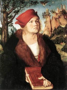 Portrait of Dr. Johannes Cuspinian Artwork by Lucas Cranach the Elder