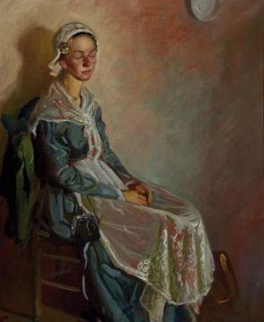 Mujer Sentada Artwork by Jose Bardasano Baos