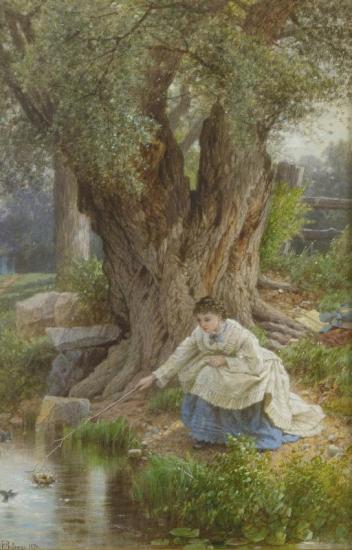 Safely Landed Artwork by Albert Fitch Bellows