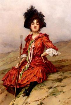 By The Sea Artwork by Frederik Henrdik Kaemmerer