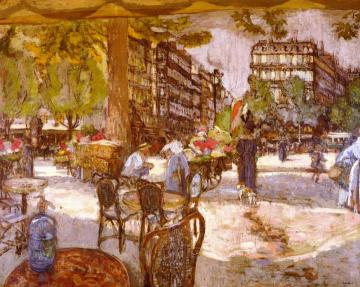 Place Saint-augustin, The Soda Syphon Artwork by Edouard Vuillard