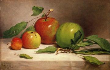 Still Life - Study of Apples Artwork by William Rickarby Miller