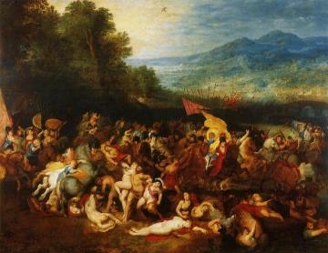 The Battle Of The Amazons Artwork by Jan Bruegel the Elder