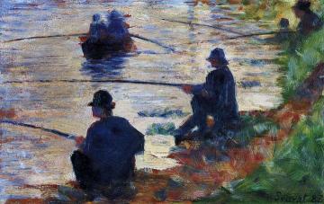 Fishermen Artwork by Georges Seurat