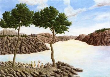 Greek Landscape Artwork by André Bauchant