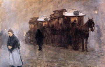 Horse Tram Artwork by Floris Arntzenius