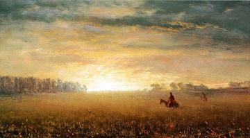 Sunset Of The Prairies Artwork by Albert Bierstadt