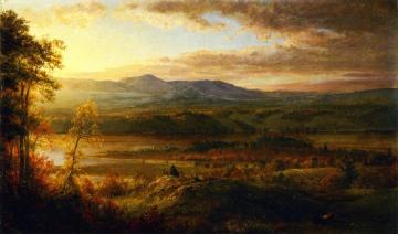 Mountains From The Home Of The Artist Artwork by Frederic Edwin Church