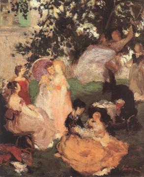 The Swing Artwork by Pal Szinyei-Merse