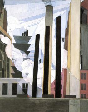 End of the Parade, Coatesville, Pa. Artwork by Charles Demuth