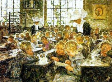 At School Artwork by Jenny Montigny