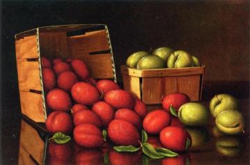 Still Life with Plums Artwork by Levi Wells Prentice