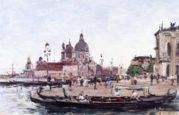 Venice, the Salute Artwork by Eugène-Louis Boudin