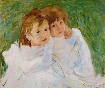 The Sisters Artwork by Mary Cassatt