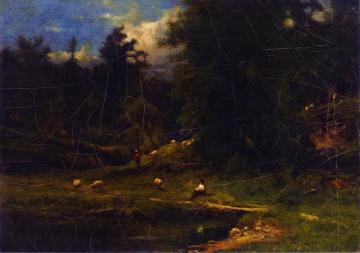 Pastoral Landscape Artwork by George Inness