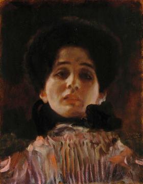Portrait Of A Lady Artwork by Gustav Klimt