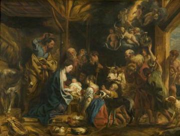 The Nativity Artwork by Jacob Jordaens