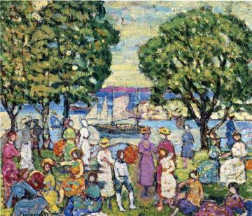 Gloucester Harbor Artwork by Maurice Prendergast