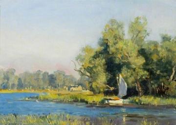 Elstree Reservoir Artwork by George Owen Wynne Apperley