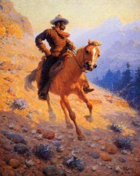 Looking for Strays Artwork by William Robinson Leigh