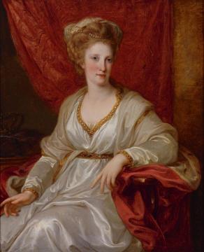Portrait of Maria Carolina of Austria Artwork by Angelica Kauffmann
