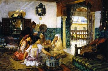 The Story Artwork by Frederick Arthur Bridgman