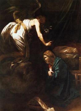 The Annunciation Artwork by Caravaggio
