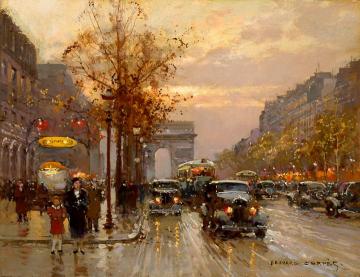 Métro George V, Champs Élysées Artwork by Edouard Léon Cortes