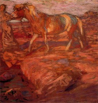 Woman and horse Artwork by Frantisek Kupka
