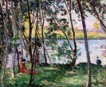 Rest on the Banks of the Yaudet Artwork by Henri Lebasque